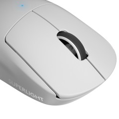 Logitech PRO X SUPERLIGHT Wireless Gaming Mouse - Ultra-Lightweight Optical Wireless Gaming Mouse in White - Unleash Your Gaming